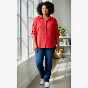 Royal Robbins Red Women's Blouse